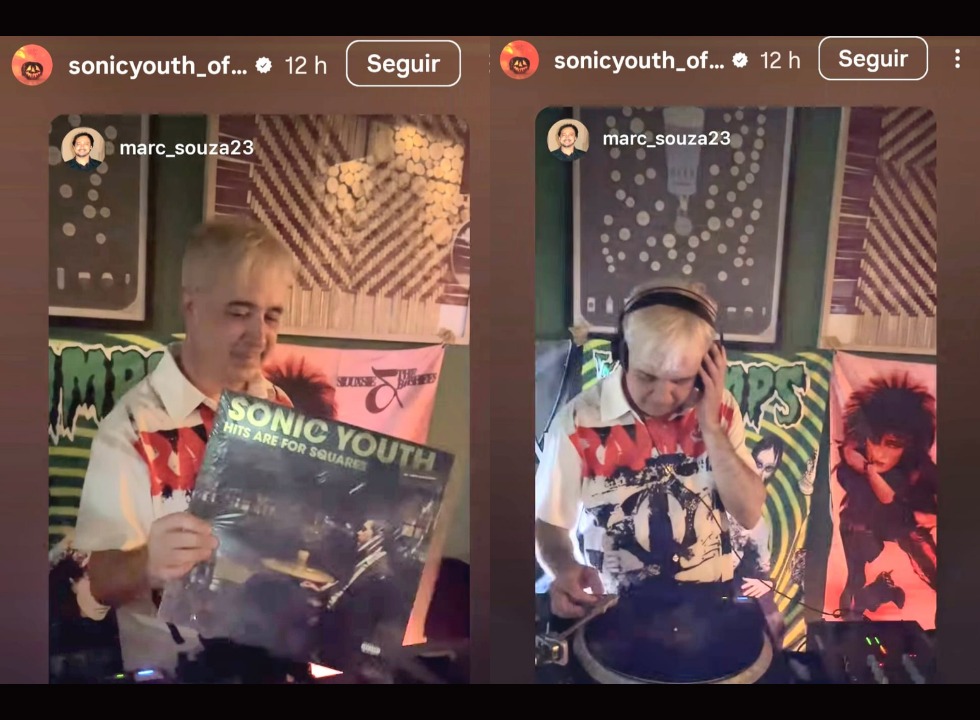 Banda americana Sonic Youth publica conteúdo sobre DJ maringaense Andye Iore