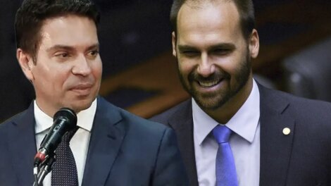 Câmara cancela passaportes de Eduardo Bolsonaro e Alexandre Ramagem