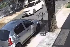 Câmera registra momentos que antecederam execução de jovem com mais de 54 tiros em Maringá