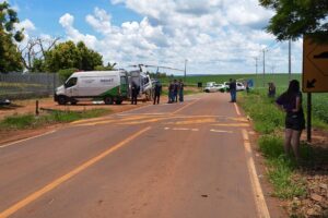 Jovem socorrido de helicóptero após acidente na região não resiste e morre em Maringá