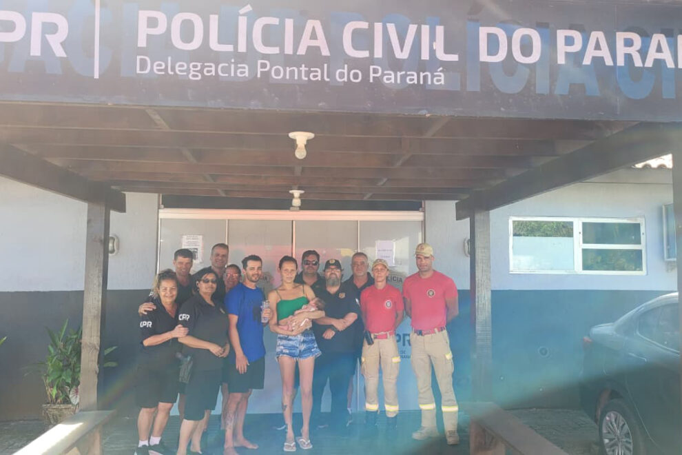 Policial civil salva bebê que estava engasgado no litoral do Paraná