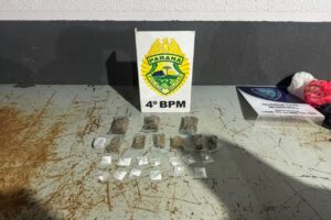 Atendimento por violência doméstica termina com prisão por tráfico de drogas em Maringá