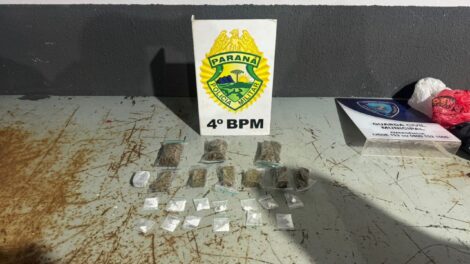 Atendimento por violência doméstica termina com prisão por tráfico de drogas em Maringá