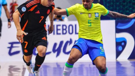 Copa América de Futsal: Brasil empata com Colômbia em estreia difícil