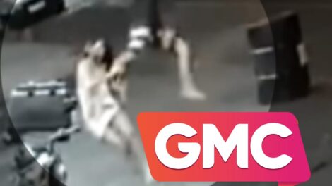 Imagens mostram mulher levando voadora e sendo arrastada em Maringá; veja