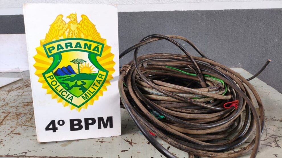 Ladrão de fios se esconde em caixa d´água, mas é preso em Maringá