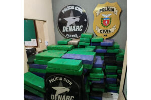 PCPR apreende 2,5 toneladas de droga em área rural de Itaipulândia