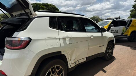 Carro roubado nesta madrugada é recuperado pela BPRv