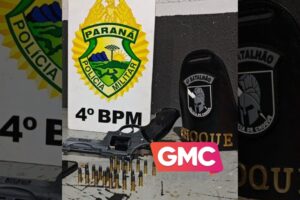Choque prende dois suspeitos por roubo e porte ilegal de arma de fogo em Maringá