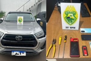 Em menos seis horas ladrões furtam três caminhonetes do mesmo modelo