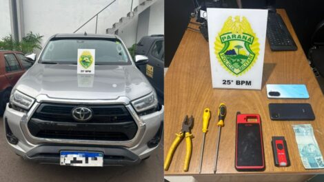 Em menos seis horas ladrões furtam três caminhonetes do mesmo modelo