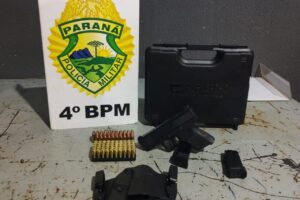 Motorista de carro de luxo é preso com pistola 9mm ao sair de boate de entretenimento adulto em Maringá