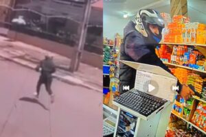 Vídeo mostra homem fugindo após execução de jovem dentro de mercado em Paiçandu