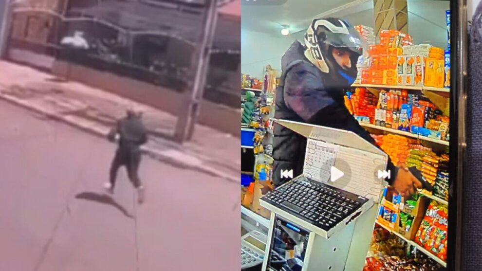 Vídeo mostra homem fugindo após execução de jovem dentro de mercado em Paiçandu