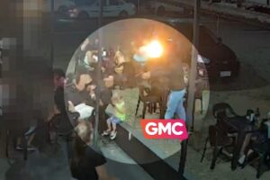 Câmera de segurança registra execução em lanchonete da região de Maringá