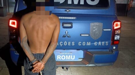 Guarda prende foragido por roubo e apreende veículo com R$ 49 mil em débitos em Maringá