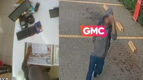 Homem armado invade farmácia, ameaça funcionária e foge com dinheiro em Maringá