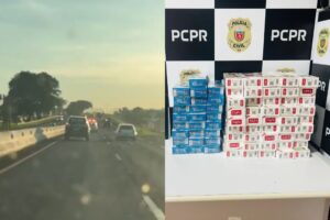 Homem investigado por estupro de vulnerável em Maringá é abordado pela polícia ao retornar do Paraguai; vídeo