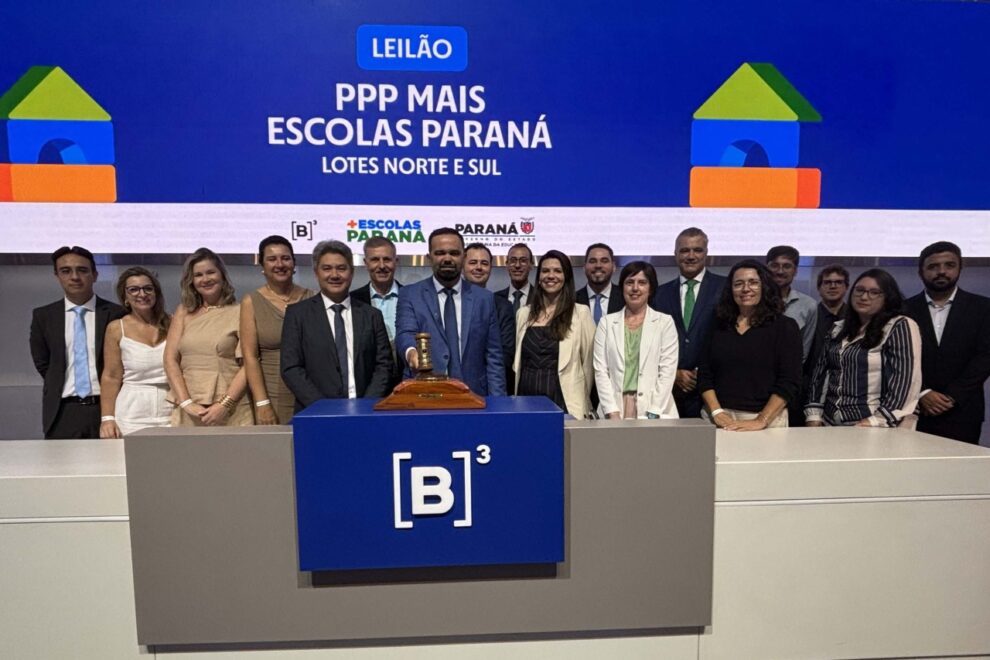 Leilão define empresa para construir 40 escolas no Paraná