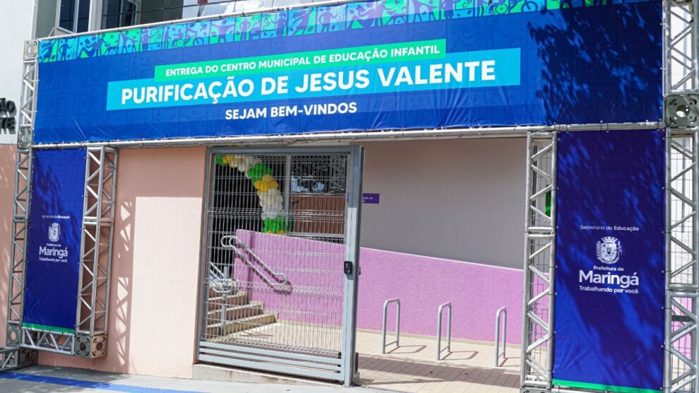 Prefeitura de Maringá inaugura novo CMEI no Jardim Itália II com investimento de R$ 15 milhões