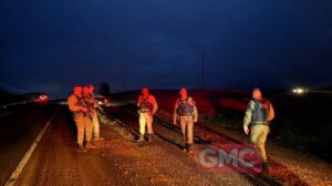 Roubo de carreta termina em confronto com a PM e dois presos na região