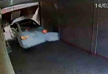 Vídeo: homem destrói motel com carro durante fuga, furta caminhonete e termina preso no PR