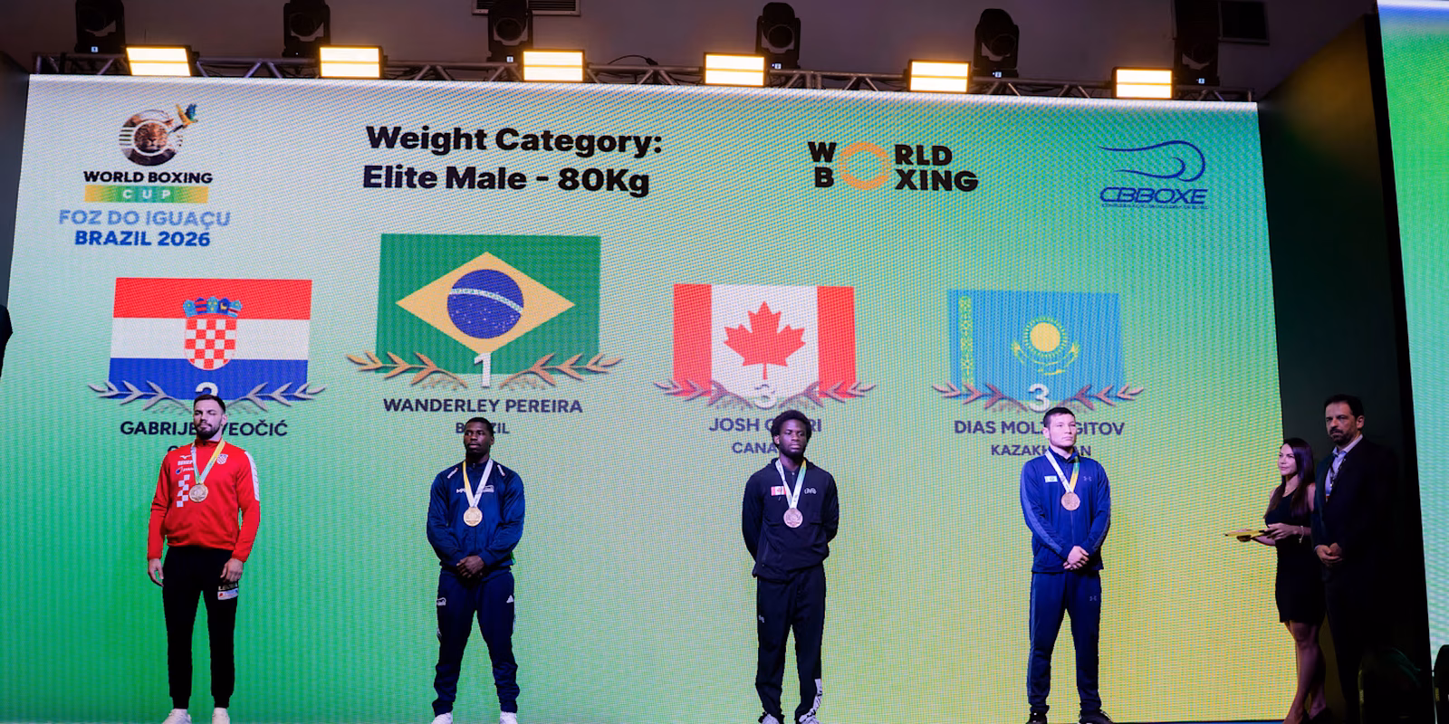 Brasil domina etapa da Copa do Mundo de boxe com 4 ouros e 5 pratas