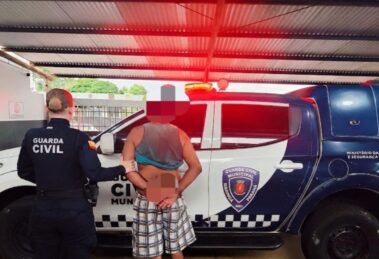 GCM atende ocorrência de violência doméstica e homem