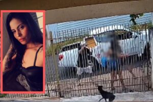 Imagens mostram discussão que terminou em feminicídio em Mandaguaçu; vítima era moradora de Maringá