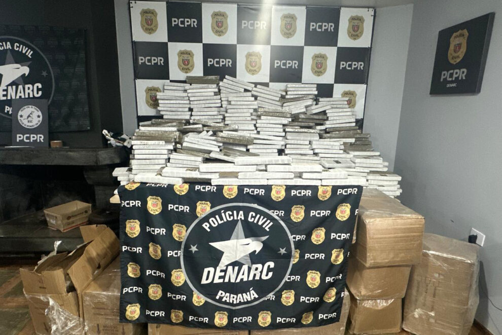 PCPR apreende 1,4 tonelada de maconha escondida em caminhão
