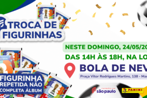 Panini Day reúne colecionadores e famílias para tarde de trocas de figurinhas em Maringá