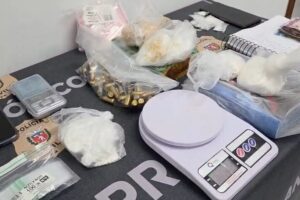 Polícia prende tio e sobrinho e traficavam drogas disfarçados de entregadores de delivery em Maringá