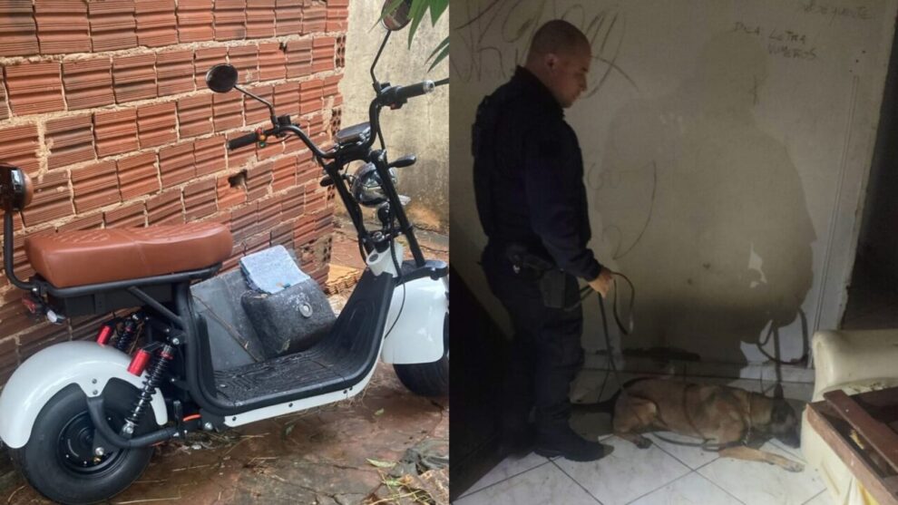 Celular furtado é rastreado e leva polícia a casa abandonada com materiais ilícitos em Maringá
