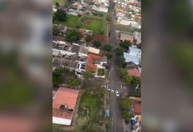 Com uso de helicóptero, Polícia Militar prende quadrilha com carro furtado em Maringá