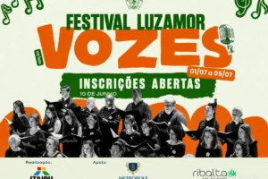 Festival Luzamor Edição Vozes promove programação cultural gratuita com oficinas, workshops e concertos em Maringá