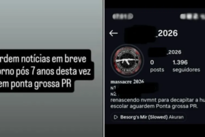 Filho de traficante é preso por fazer ameaças de massacres em escolas no Paraná