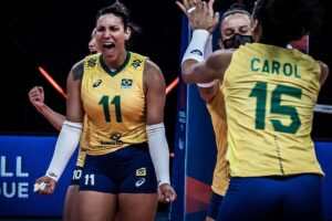 Invicto, Brasil encara campeãs olímpicas na Liga das Nações de Vôlei
