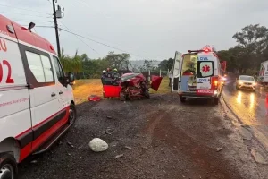 Jovem morre após grave colisão na BR-369 entre Jandaia do Sul e São José
