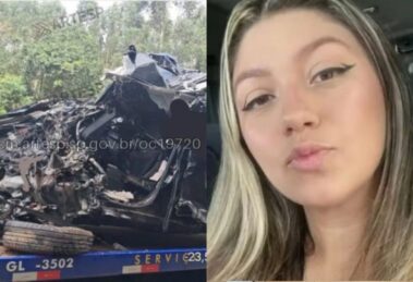 Mulher é achada degolada horas após marido morrer em batida de carro. Veja vídeo