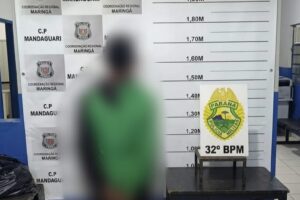 Polícia Militar prende homem foragido por roubo e estupro em Mandaguari