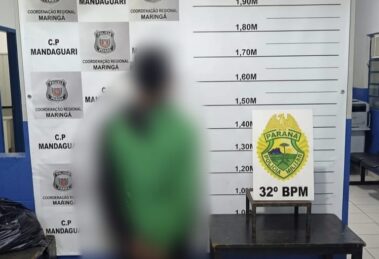 Polícia Militar prende homem foragido por roubo e estupro em Mandaguari