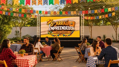 6º Arraiá do Empreendedor ocorre neste sábado (25) com diversas atrações para o público