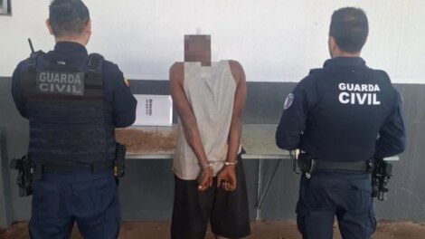 Homem é preso após atingir mulher com pedrada na cabeça no Jardim Ipanema, em Maringá