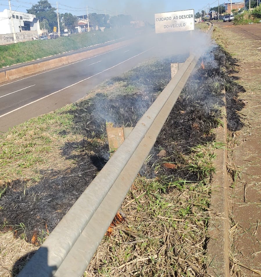 Homem é preso em flagrante por incêndio criminoso em Maringá