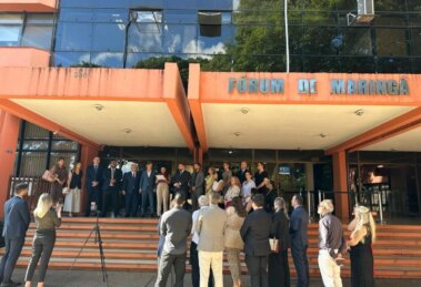 OAB Maringá realiza desagravo público em defesa das prerrogativas da advocacia