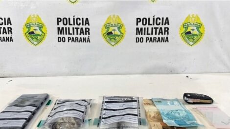 Polícia Militar prende homem por tráfico de drogas no Parque Hortência em Maringá
