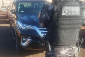 Polícia Militar recupera caminhonete furtada e com placas clonadas em Maringá