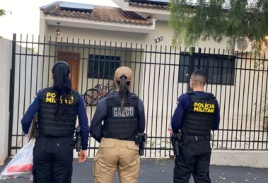 Quatro policiais militares de Maringá, Sarandi e Mandaguaçu são alvos de operação do Gaeco
