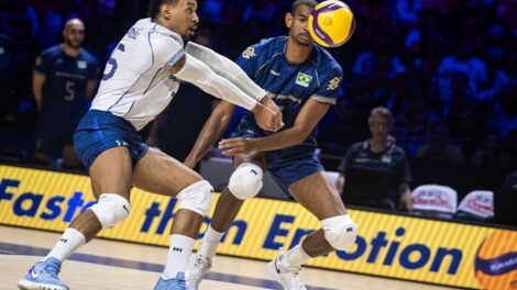 Seleção masculina perde e pode dar adeus à Liga das Nações de vôlei