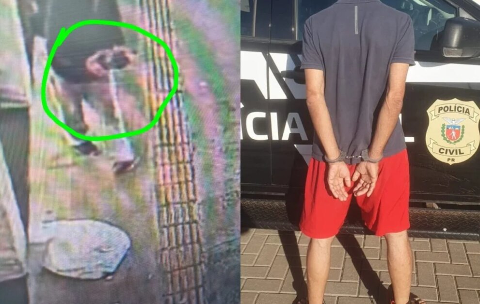 homem pega bolsa com dinheiro